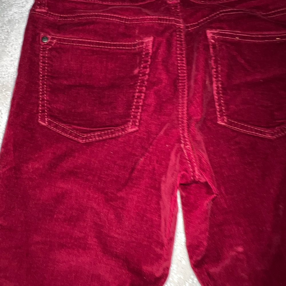 Pilcro and the Letterpress Women's Burgundy Corduroy Pants, Size 28 - Picture 7 of 15